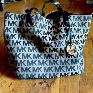 Black and Tan Michael Kors bag